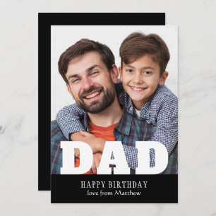 Happy Birthday Vater Modernes Personalisiertes Fot