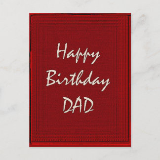 Happy Birthday Vater Postkarte