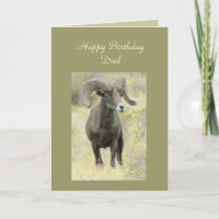 Happy Birthday Vater Template Card
