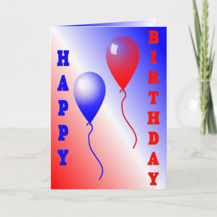Happy Birthday Vertikale Card Vorlage