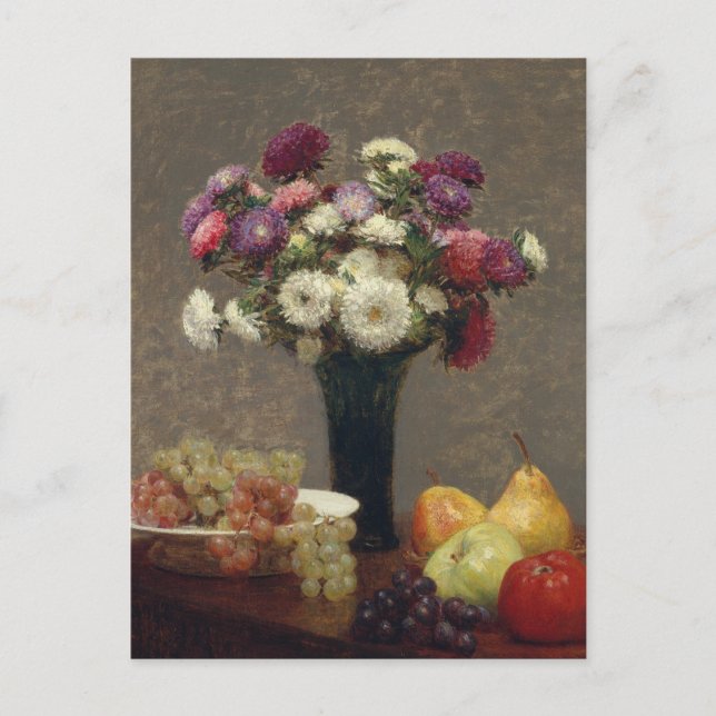 Happy Birthday Vintag Impressionist Art Postkarte (Vorderseite)