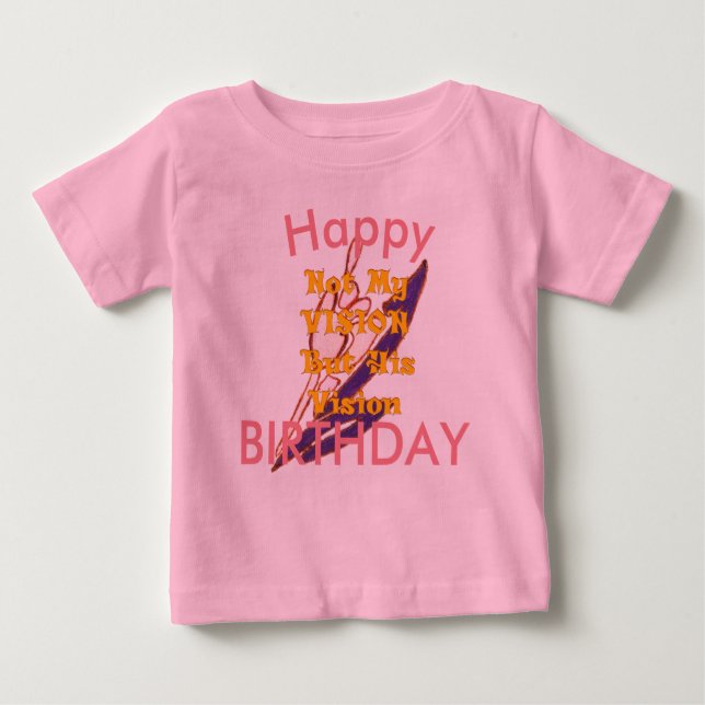 Happy Birthday Vision Baby T-shirt (Vorderseite)