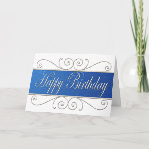 Happy Birthday Visitenkarte Karte