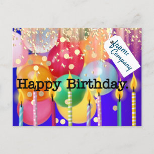 Happy Birthday von Company Postkarte