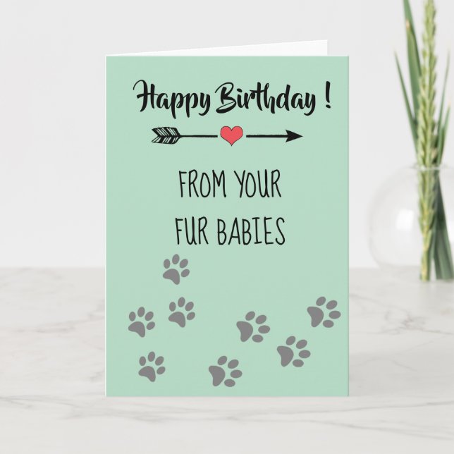 Happy Birthday von Hunden Katzen Pets Multiple Karte (Vorderseite)
