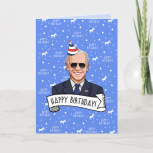 Happy Birthday von Joe Biden Karte