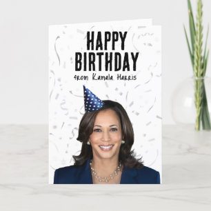 Happy Birthday von Kamala Harris Karte