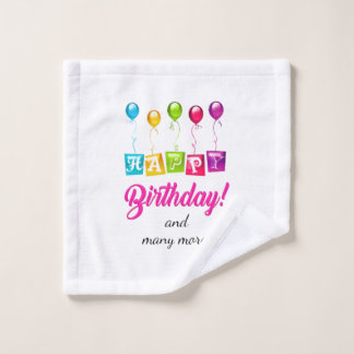 Happy Birthday Waschlappen