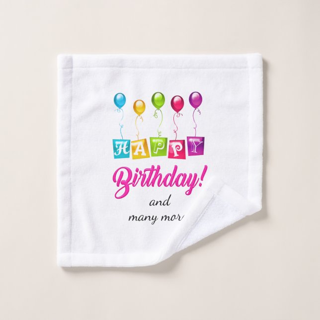 Happy Birthday Waschlappen (Waschlappen)