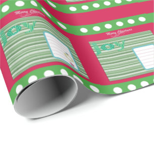 Happy Birthday Weihnachts Joy Wrapping Paper Geschenkpapier