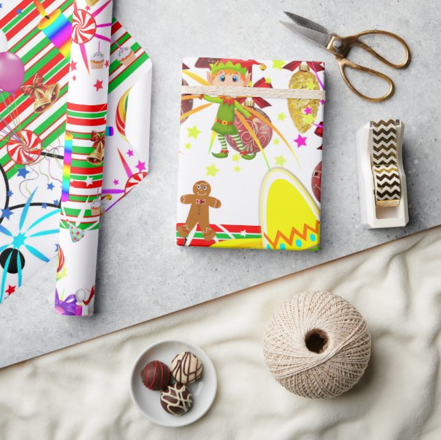 Happy Birthday Weihnachtsgeschenkpapier Geschenkpapier (Kunsthandwerk)