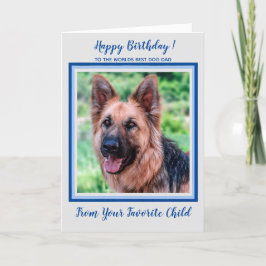 Happy Birthday - Welten Bester Vater für Hunde - F Karte