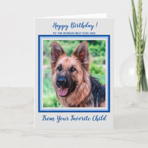 Happy Birthday - Welten Bester Vater für Hunde - F Karte