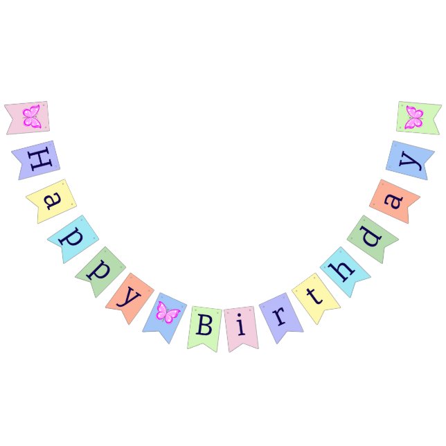Happy Birthday Wimpelkette (Alle)