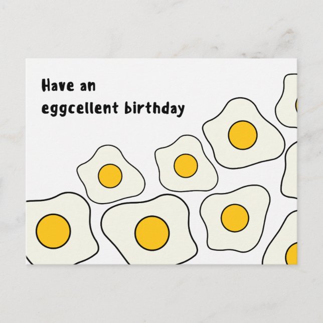 Happy Birthday – Wishing You a Day Full of Joy Postkarte (Vorderseite)