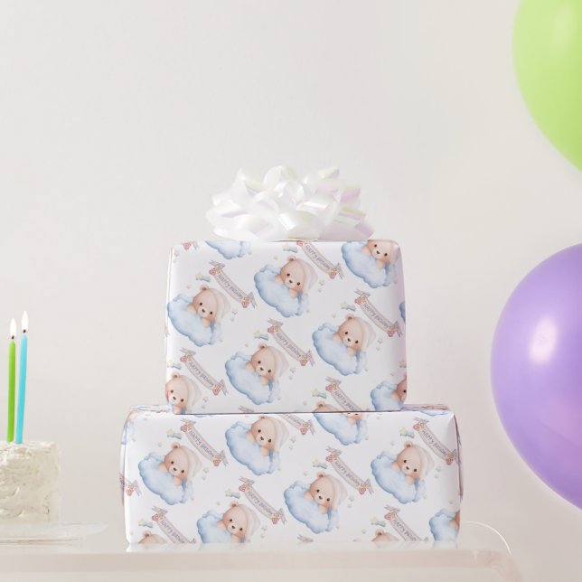 Happy Birthday Wrapping Paper Geschenkpapier (Partygeschenke)