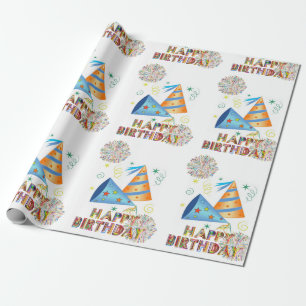 Happy Birthday Wrapping Paper Geschenkpapier