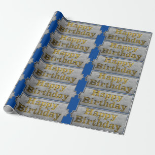 Happy Birthday Wrapping Paper Geschenkpapier