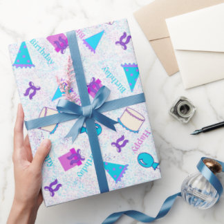 Happy Birthday Wrapping Paper Geschenkpapier
