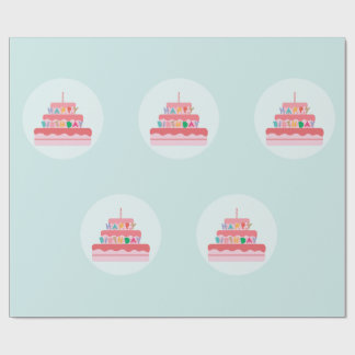 Happy Birthday Wrapping Paper Geschenkpapier