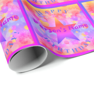 Happy Birthday Wrapping Paper HAMbyWG Geschenkpapier