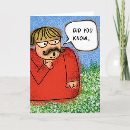 Happy Birthday Wussten Sie Alberne Joke Card Karte