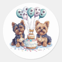 Happy Birthday Yorkie Dog