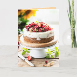 Happy Birthday Yummy Cake Karte