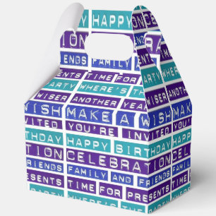 Happy Birthday Zitat Gefallen Geschenkboxen Geschenkschachtel