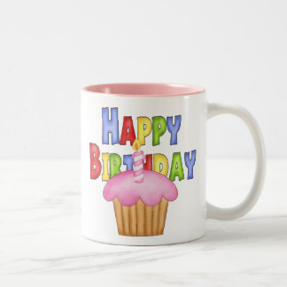 Happy Birthday Zweifarbige Tasse