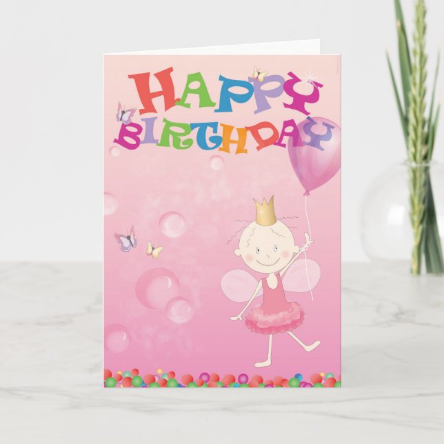 Happy birthdaycard Prisma Karte (Vorderseite)