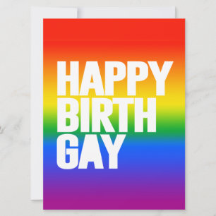 Happy Birthgay Karte