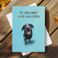 Happy Black Lab Bester Hund-Vater je Vatertag