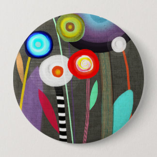 Happy Blooming Flora Brooch Button