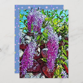 Happy blooming flower einladung