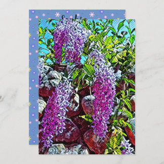 Happy blooming flower einladung