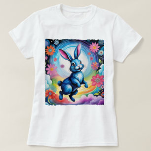 Happy Blue Bunny Dream T - Shirt