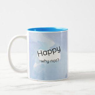 Happy Blue Tasse