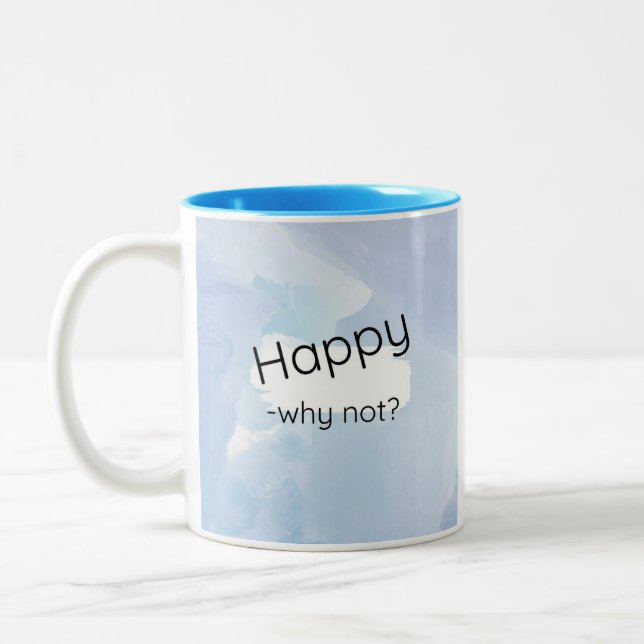 Happy Blue Tasse (Links)