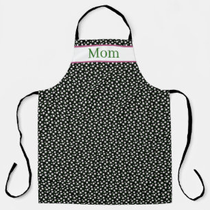 Happy Blume Black Schürze