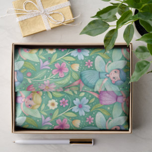 HAPPY BLUME FAIRIES FANTASY SEIDENPAPIER