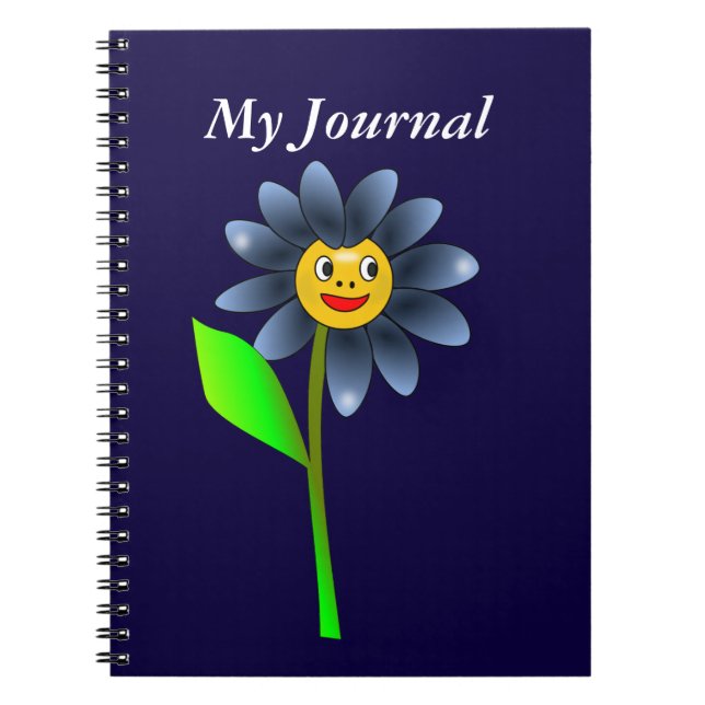 Happy Blume Notebook Notizblock (Vorderseite)