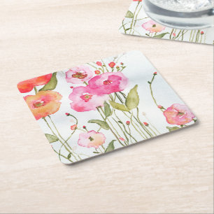 Happy Blume Paper Untersetzer