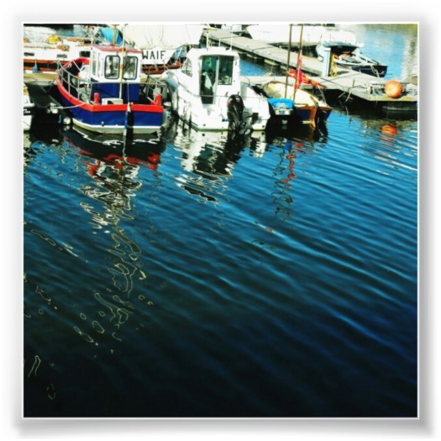 Happy Boats Fotodruck (Vorne)