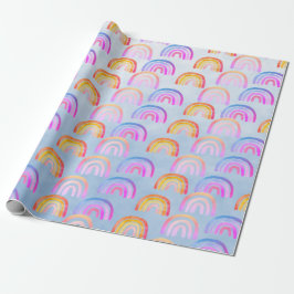 Happy Boho Rainbows & Big Blue Sky Geschenkpapier