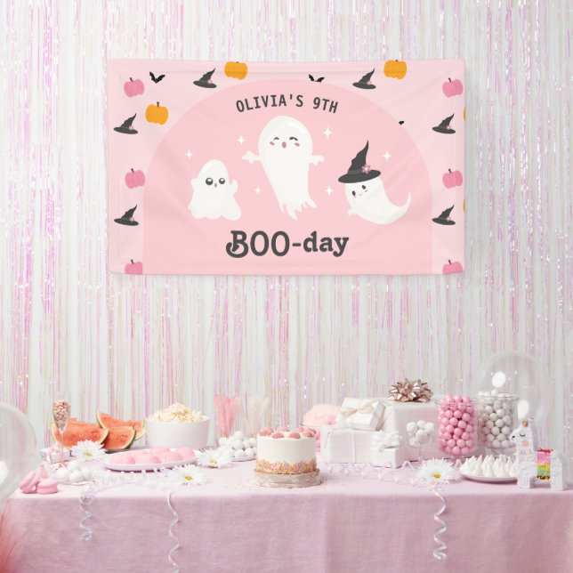 Happy Boo Day | Spooky BOO Day Celebration Banner (Party)