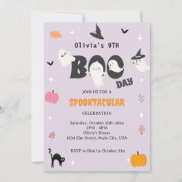 Happy Boo Day | Spooky BOO Day Celebration Einladung