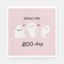 Happy Boo Day | Spooky BOO Day Celebration Serviette