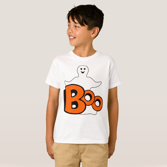 Happy Boo Ghost T-Shirt (Vorne ganz)