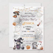 Happy Boo Halloween Einladung - Niedlich Ghost
